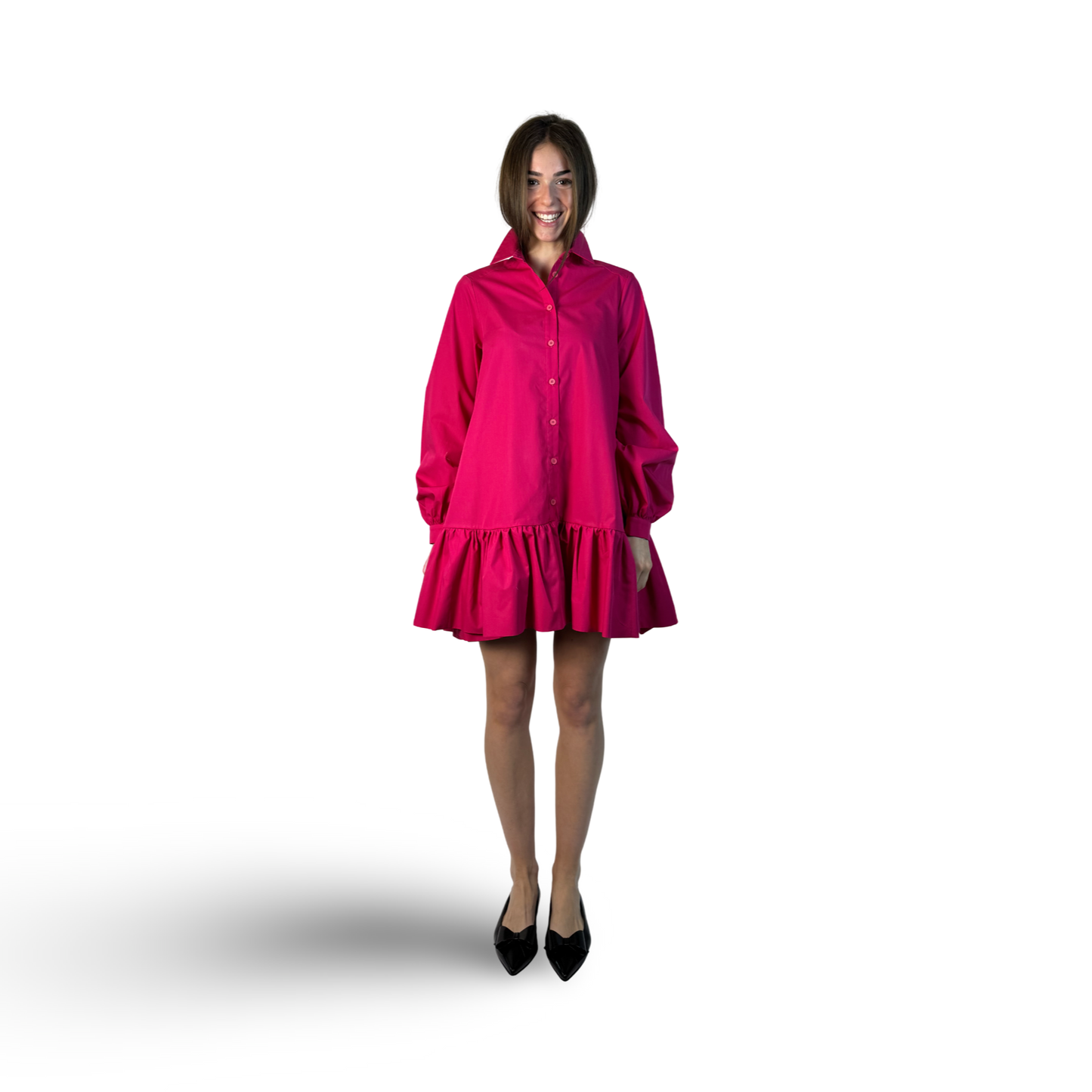 Cotton Dress BEATA Pink