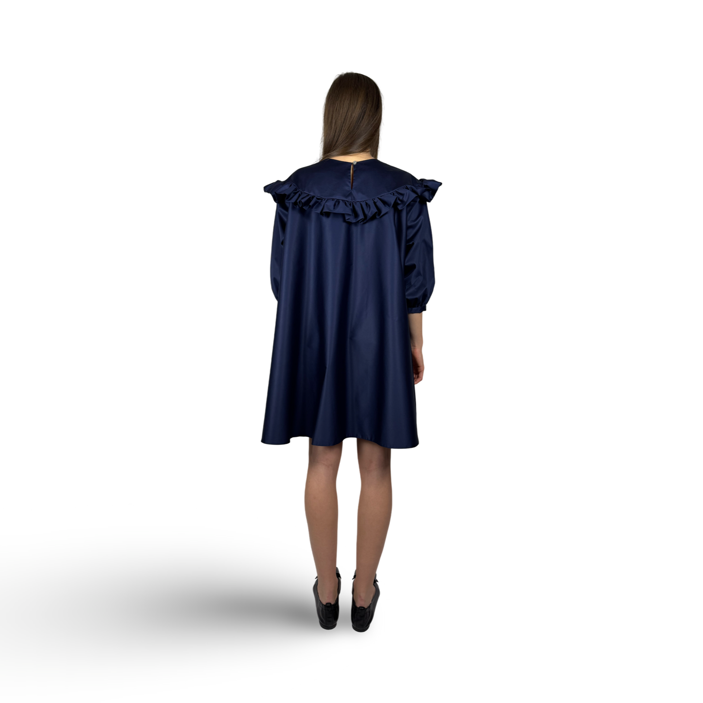 Cotton Dress CRISTINA Navy