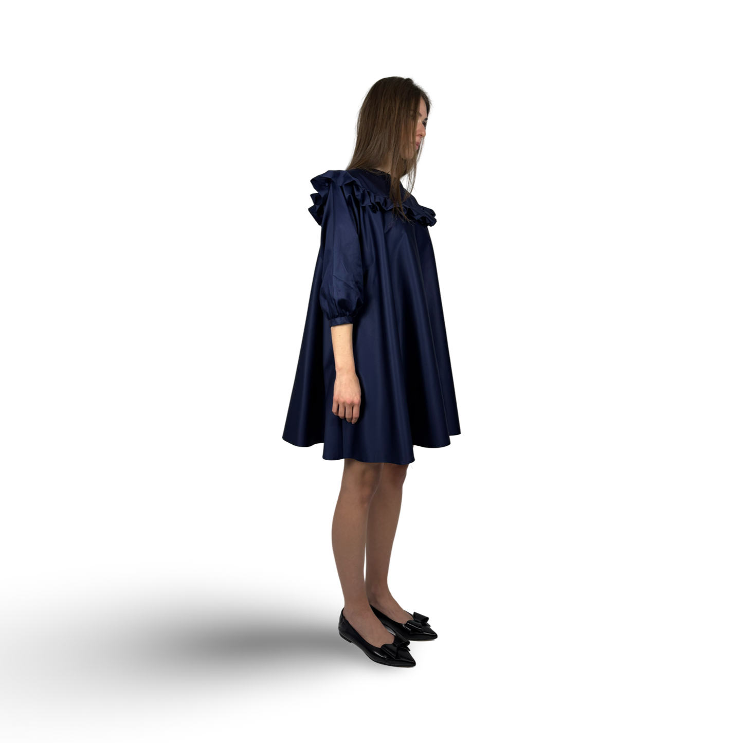 Cotton Dress CRISTINA Navy