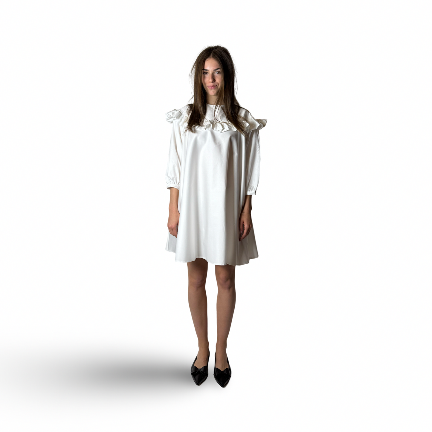 Cotton Dress CRISTINA White