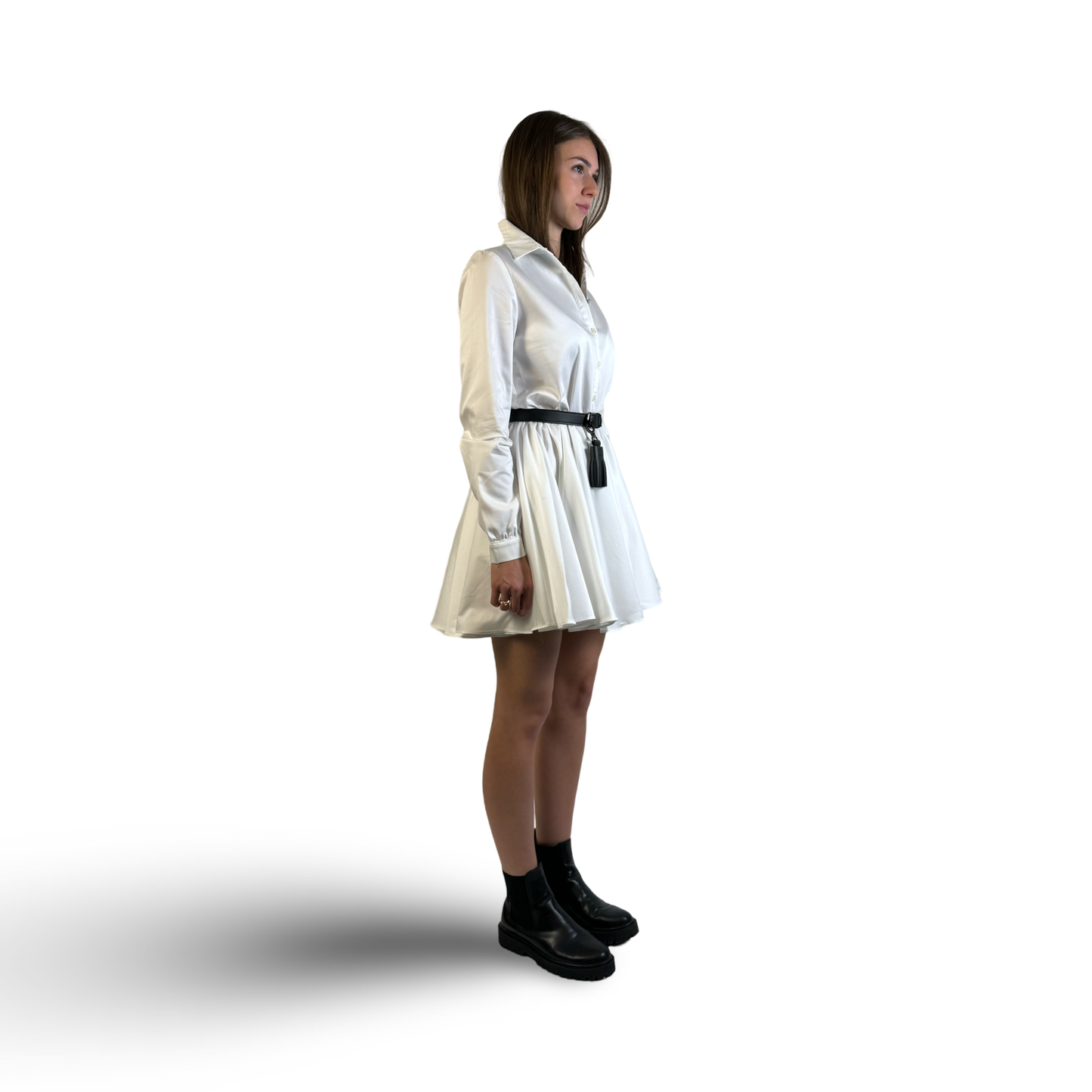 Short Dress OLA Ivory White