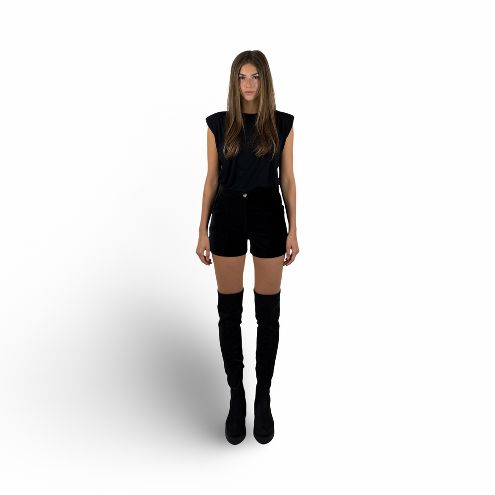 Shorts REGULA Black Velvet