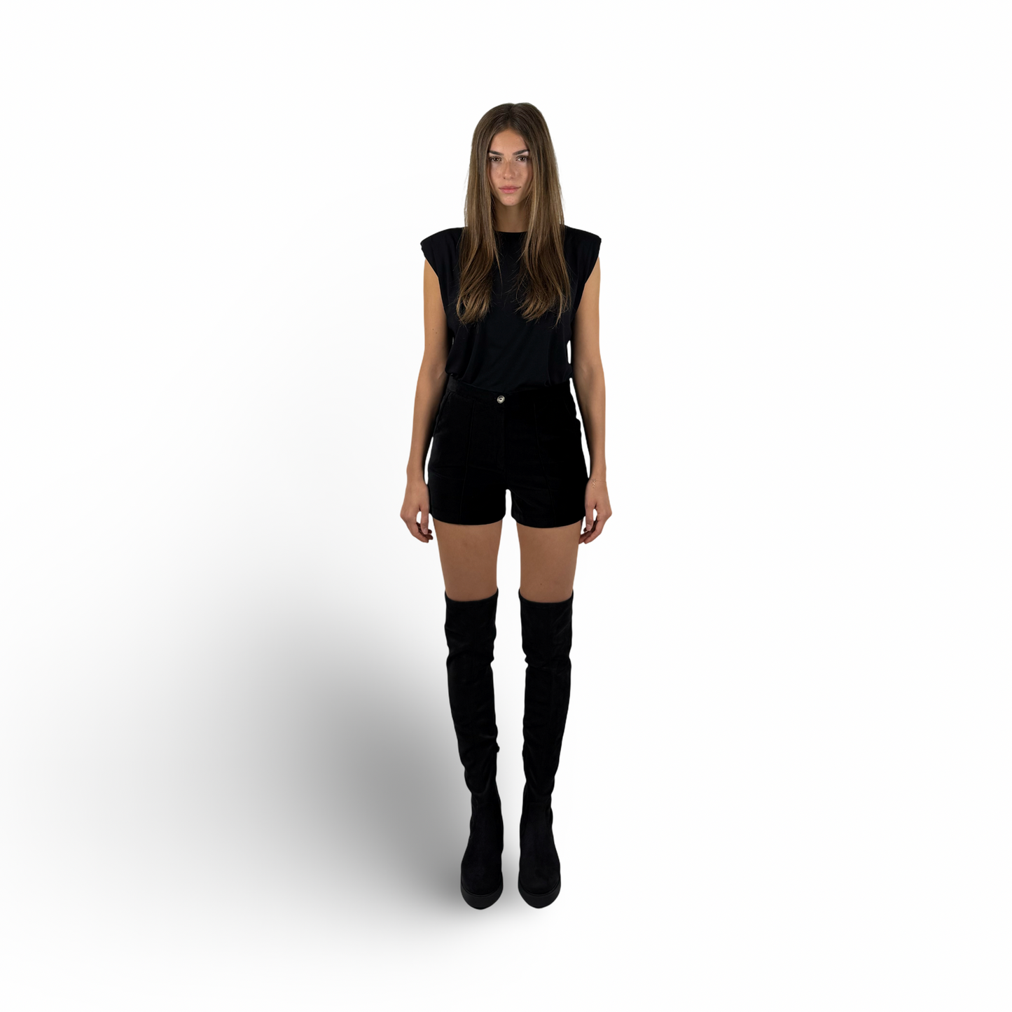 Winter Shorts REGULA Black Velvet