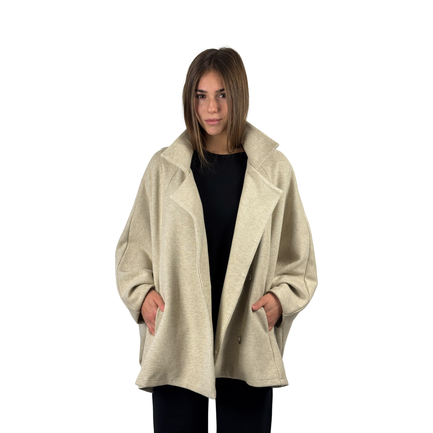 Knitted Jacket ALI Beige