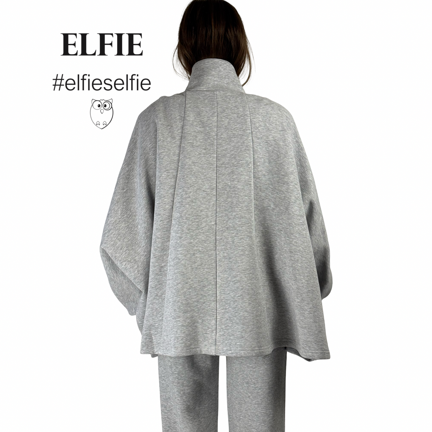 Sweater Gray Melange Jacket ALI