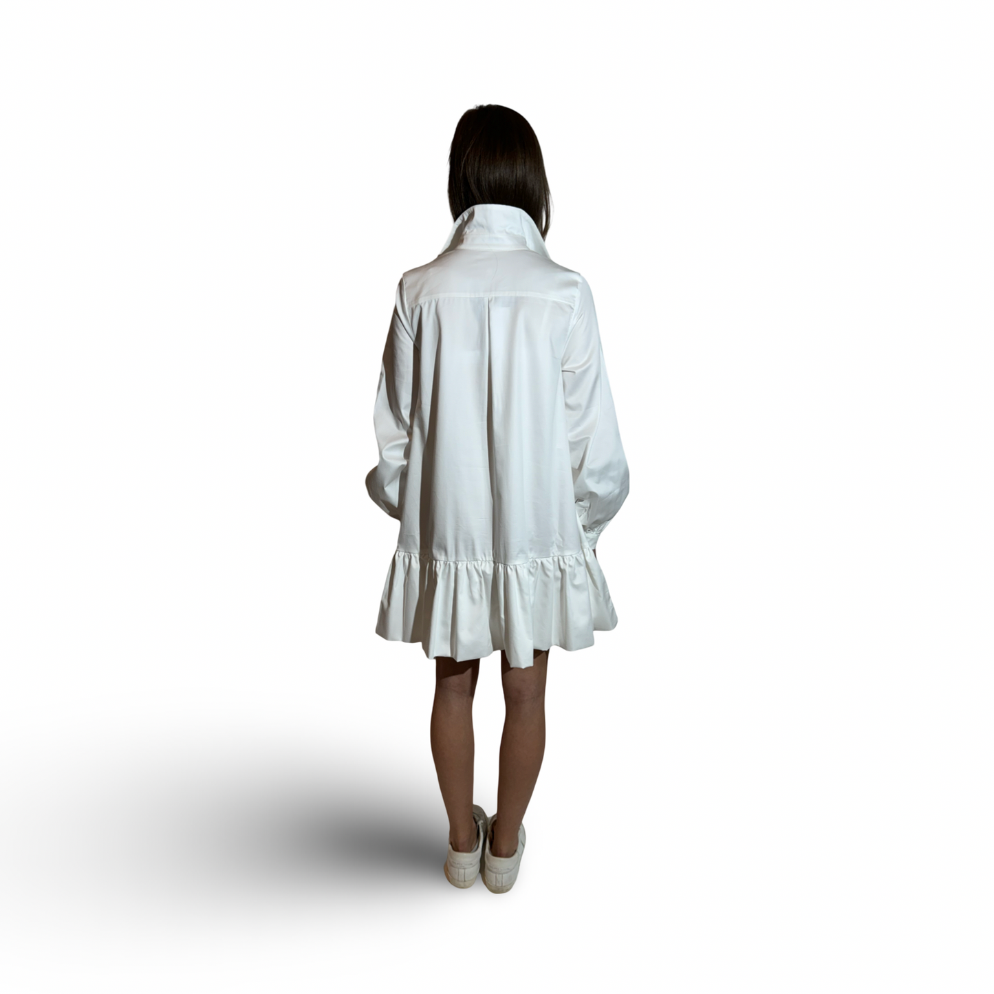 Short Dress BEATA Ivory White