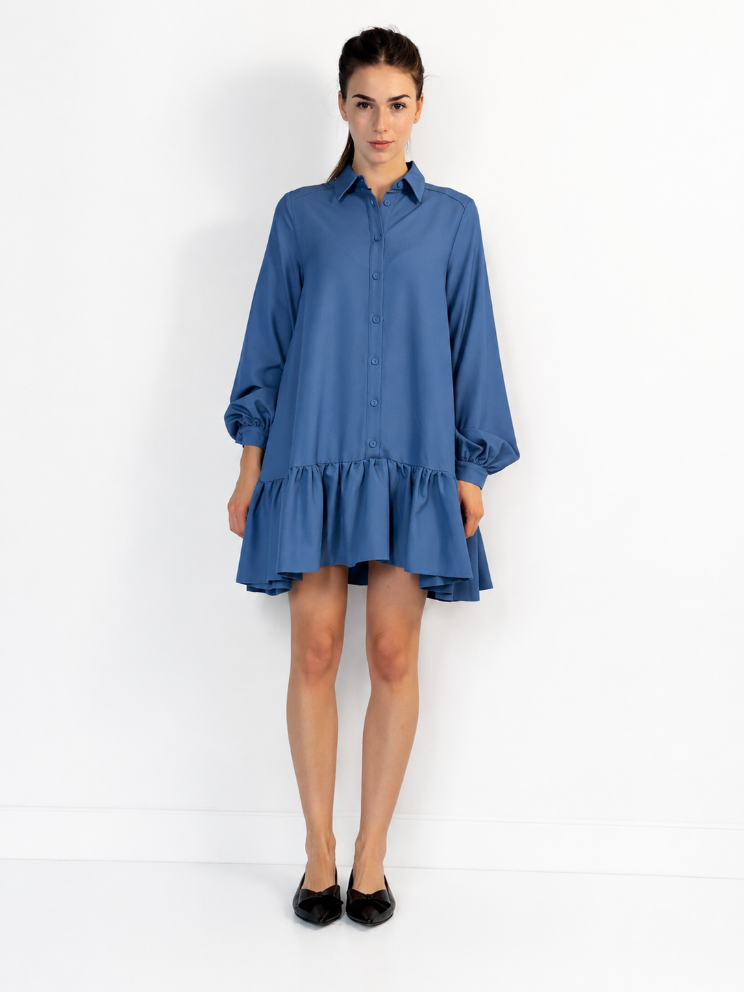 BEATA Royal blue Viscose dress
