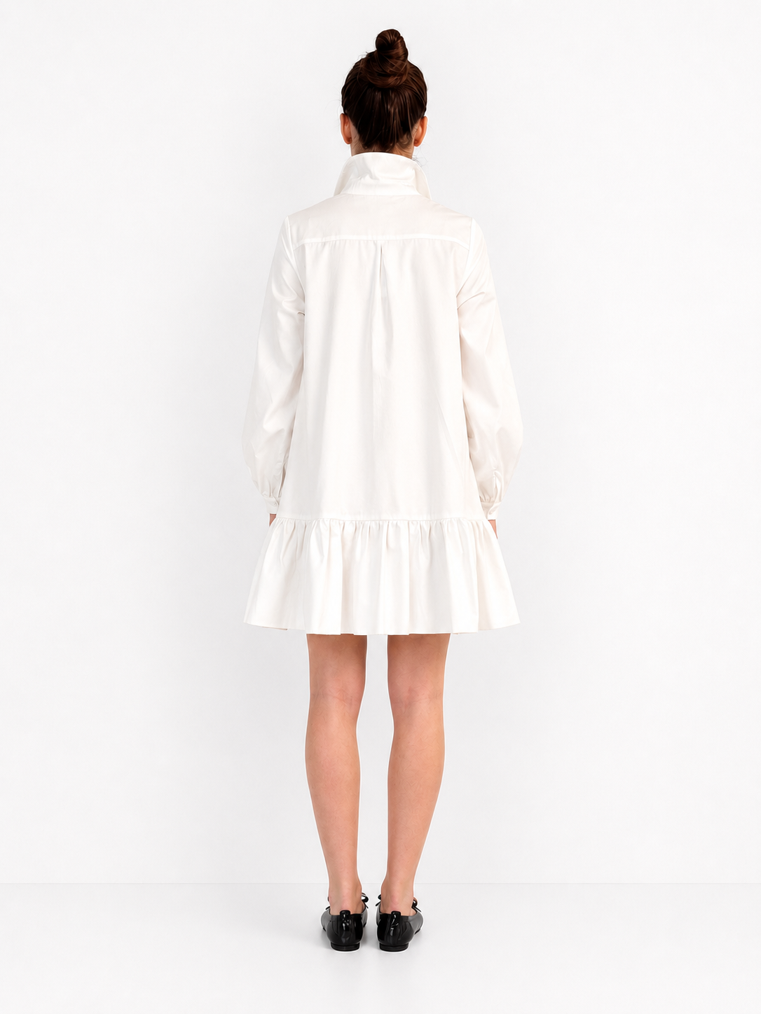 Short Dress BEATA Ivory White