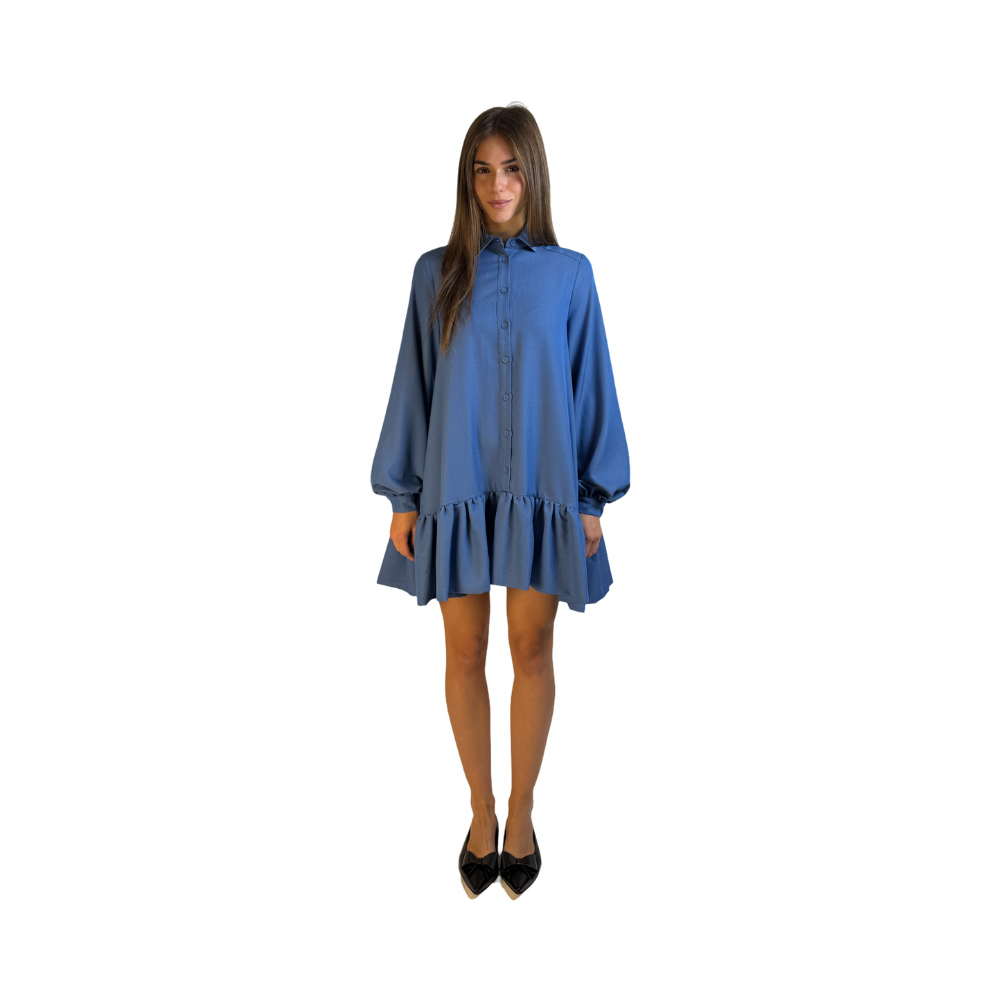 BEATA Royal blue Viscose dress