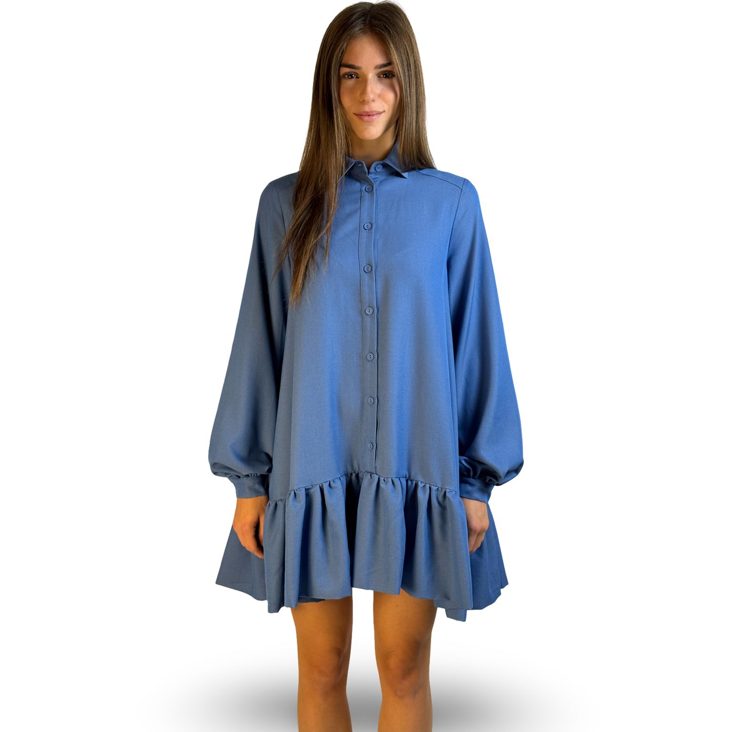 BEATA Royal blue Viscose dress