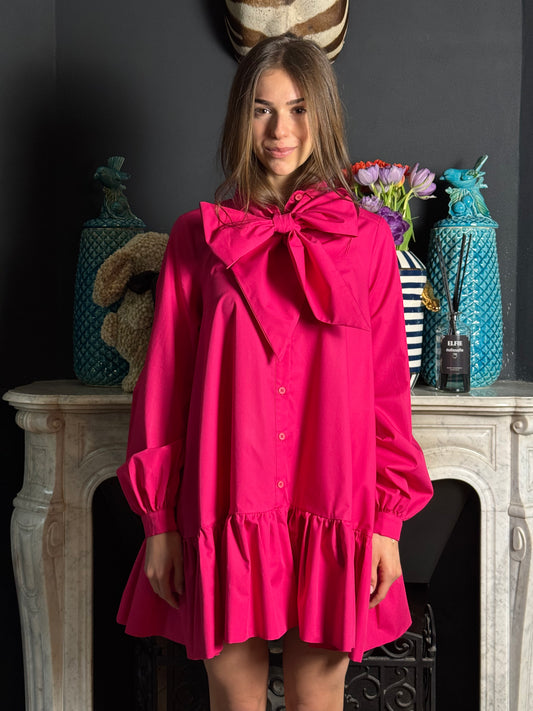 Cotton Dress BEATA Pink