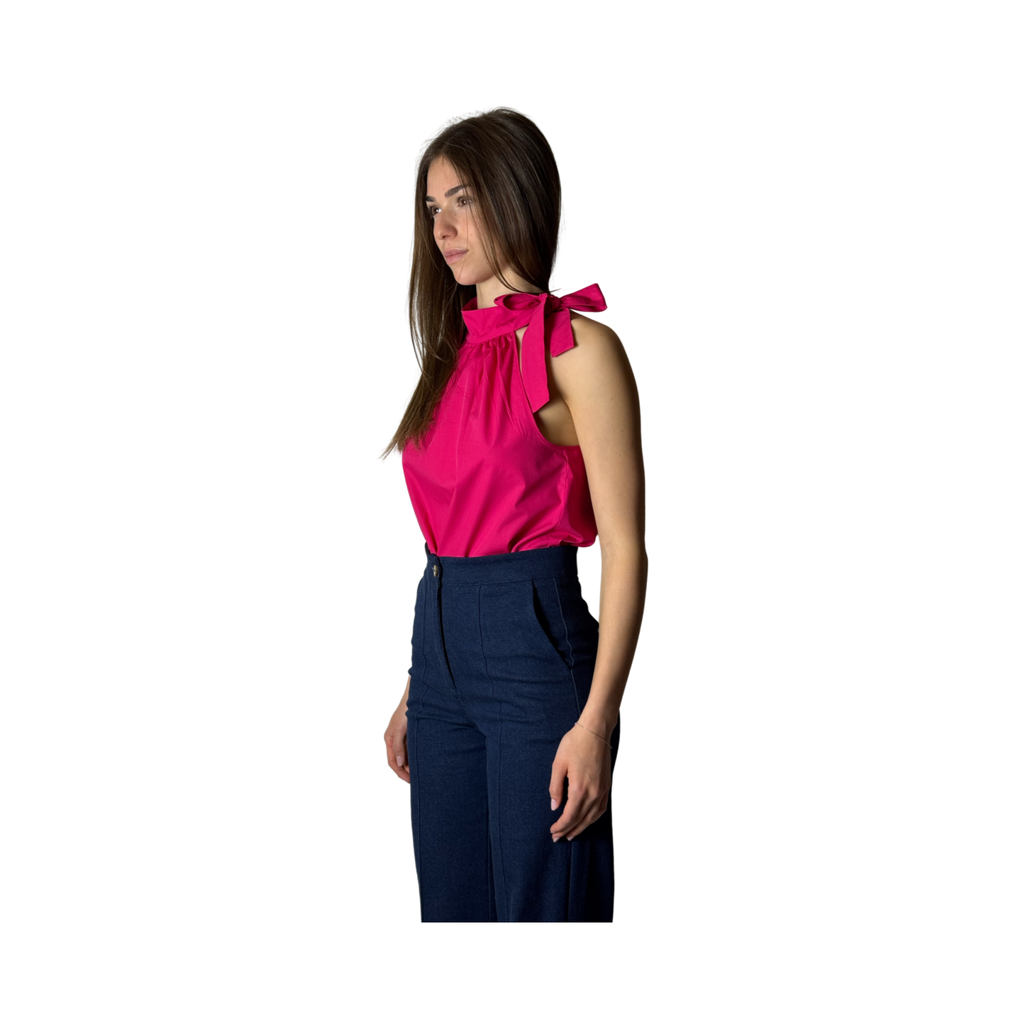 Sleeveless Cotton Top BIEN Pink