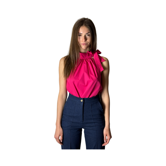 Sleeveless Cotton Top BIEN Pink