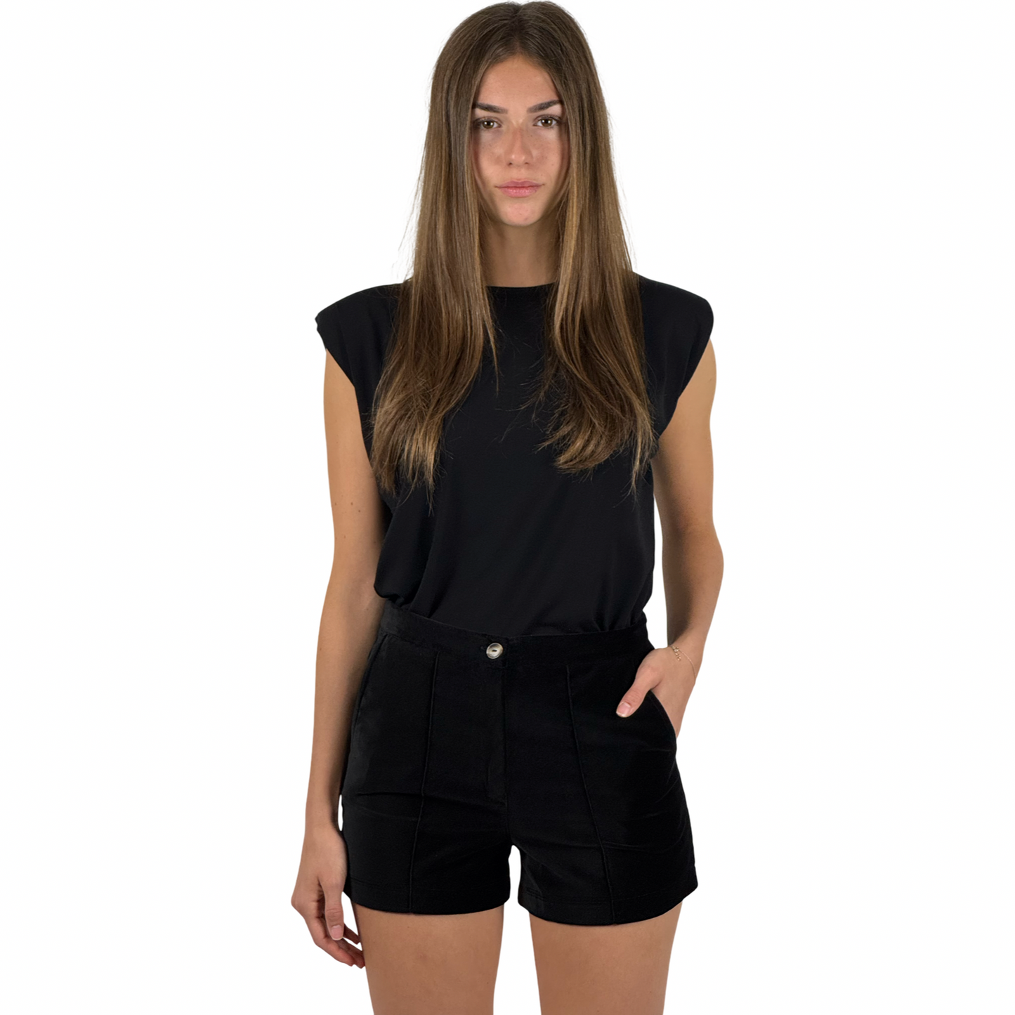 Winter Shorts REGULA Black Velvet