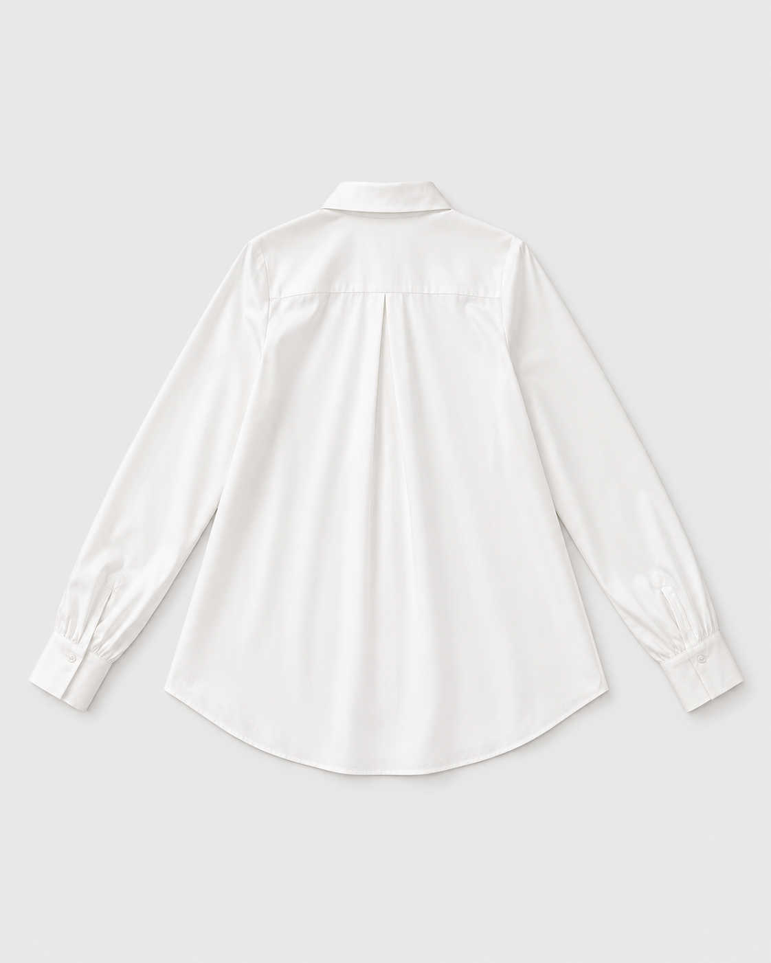 CARO II White cotton blouse with scarf
