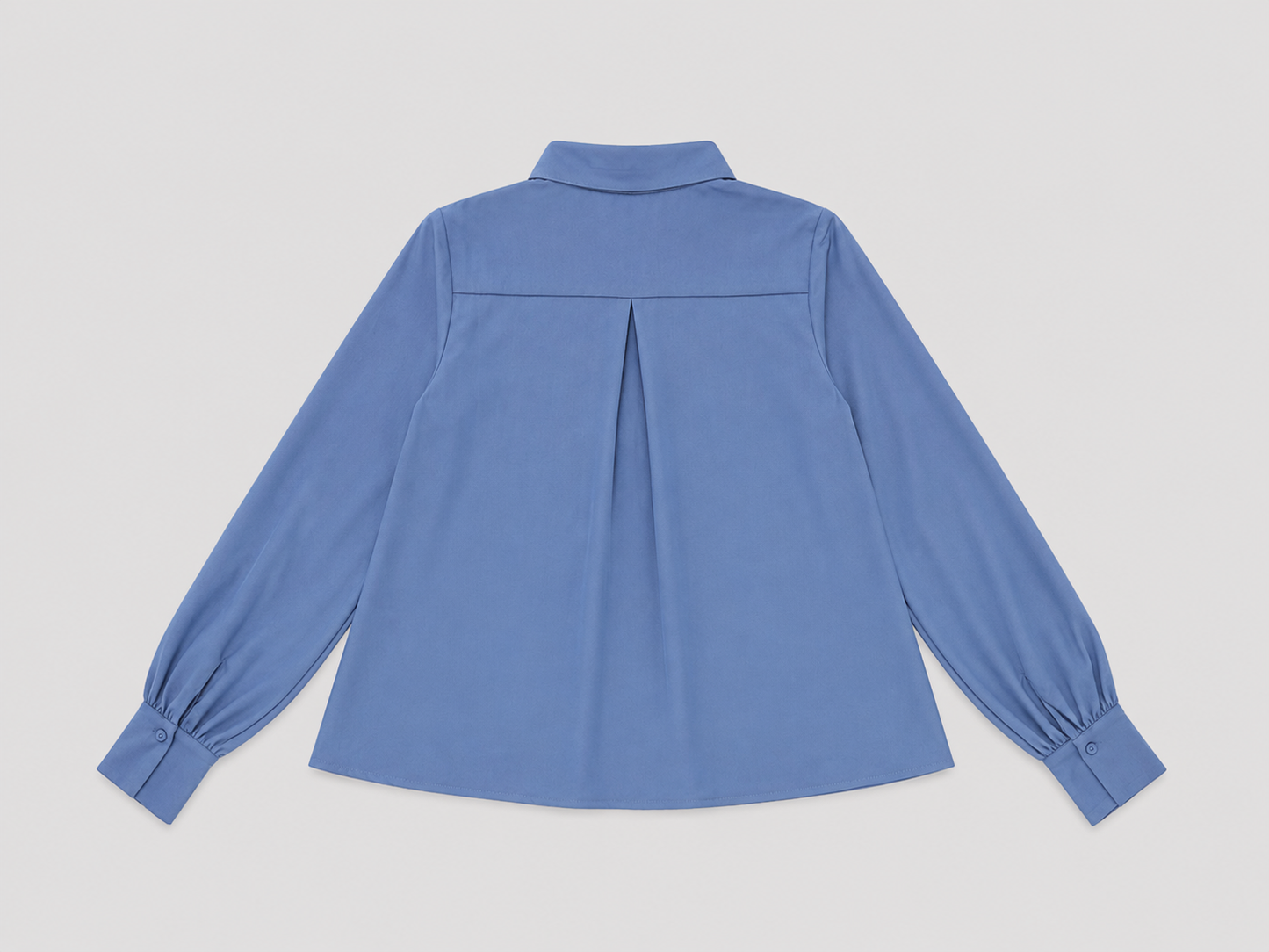 CARO Royal blue Viscose Blouse with tie