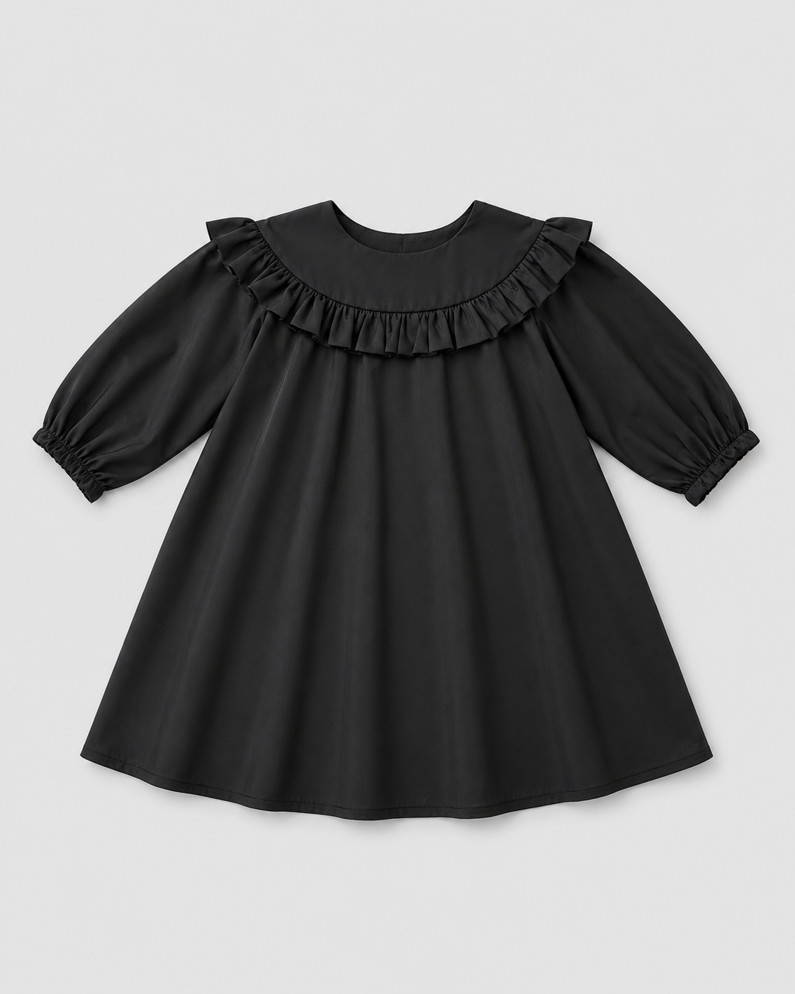 CRISTINA Cotton dress Black
