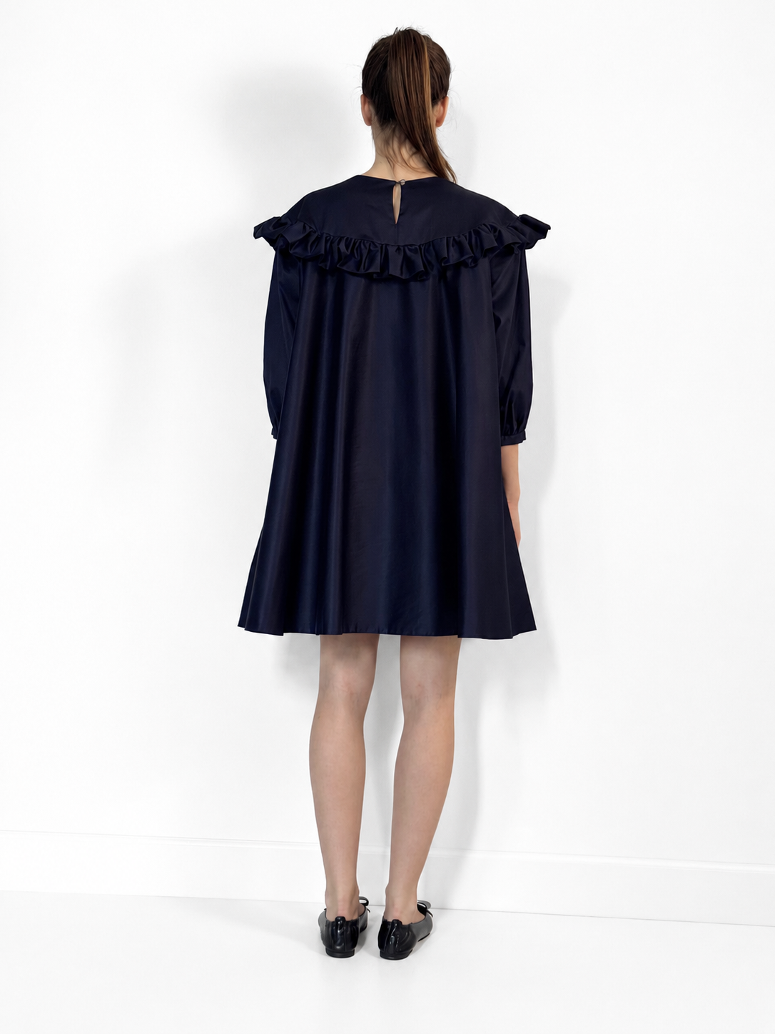 Cotton Dress CRISTINA Navy