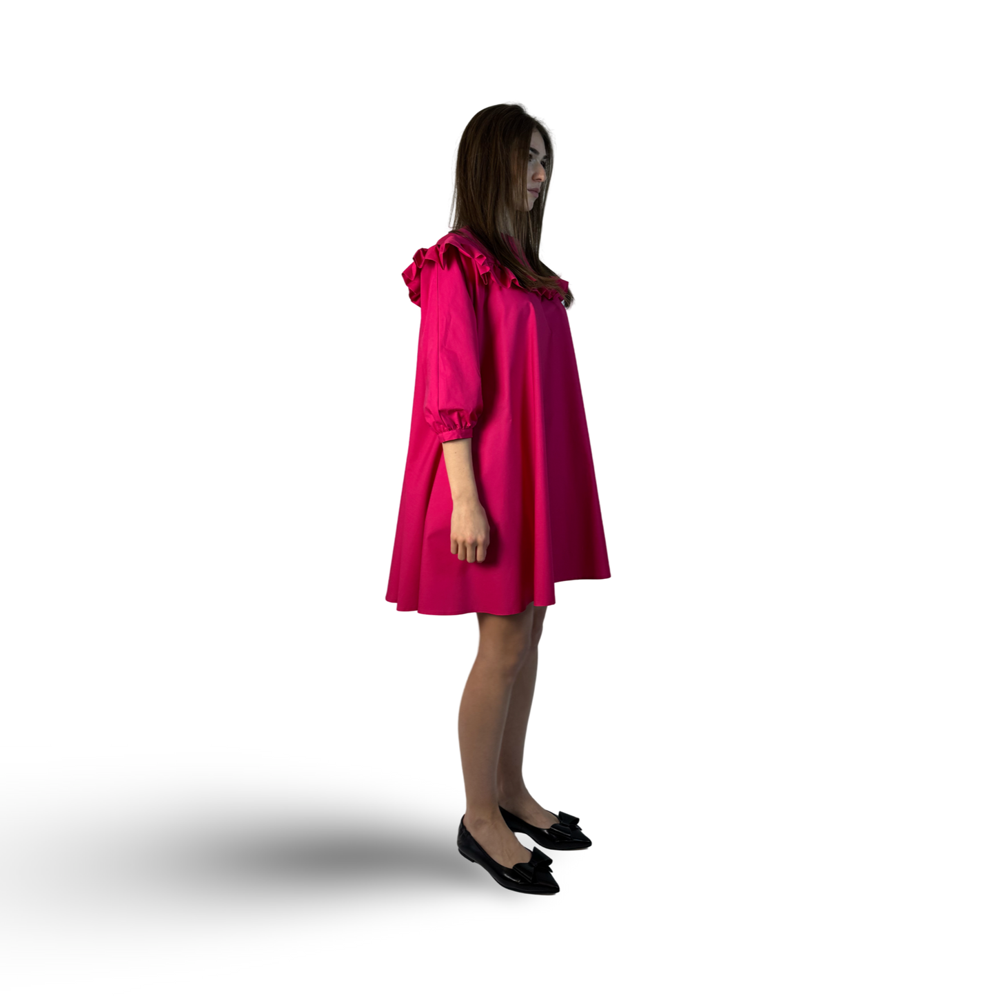 Cotton Dress CRISTINA Pink