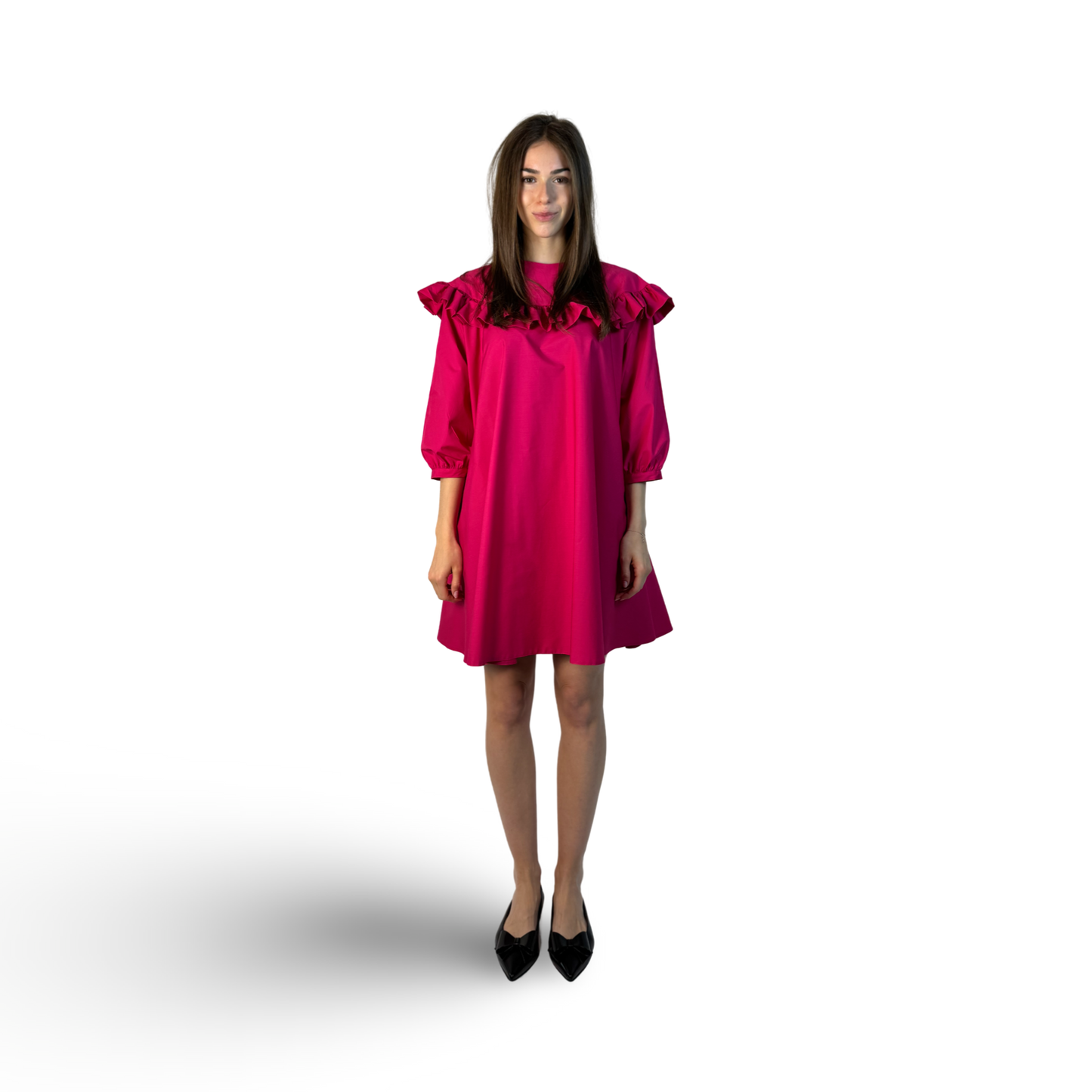 Cotton Dress CRISTINA Pink