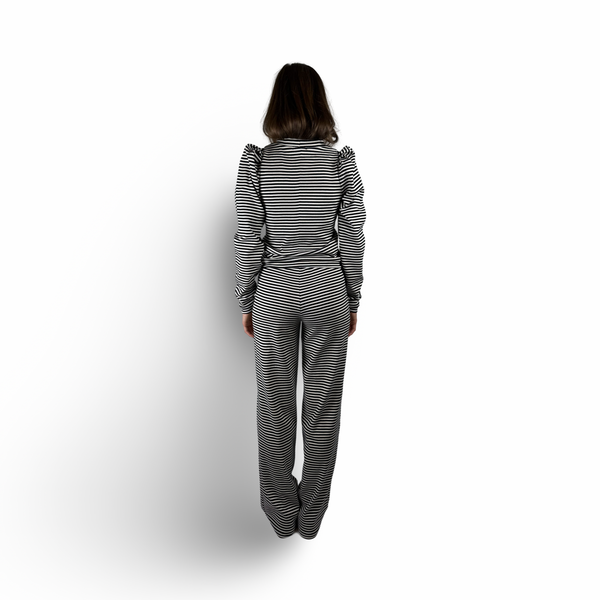 Jogging VERO Black/White Stripes