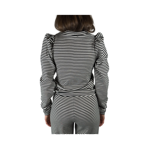 Sweater EVA Black/White Stripes