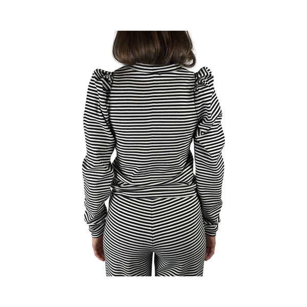 Sweater EVA Black/White Stripes