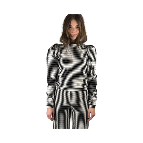 Sweater EVA Black/White Stripes
