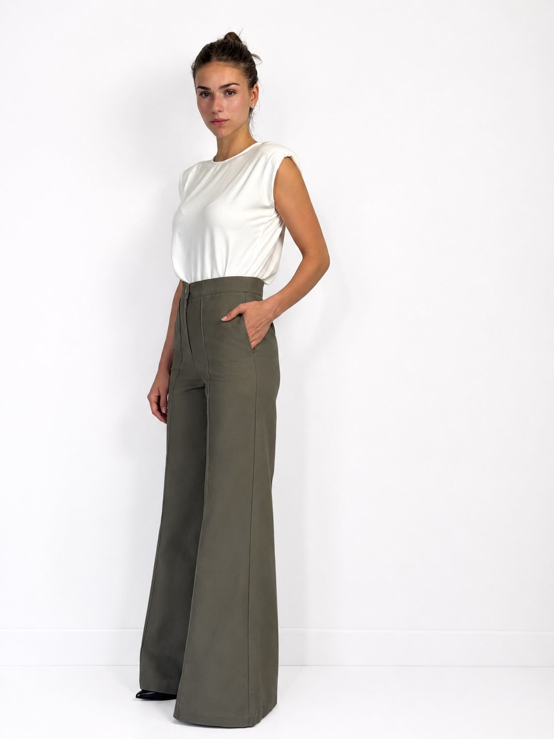 Francoise Uniform Green Pants