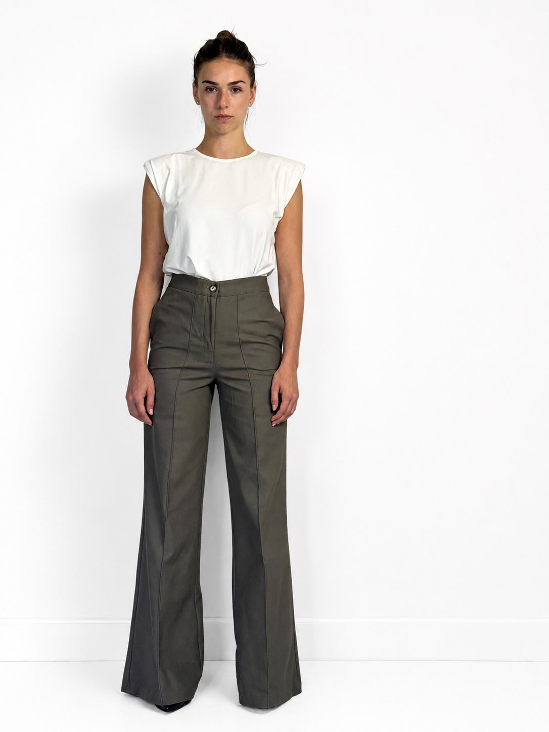 Francoise Uniform Green Pants
