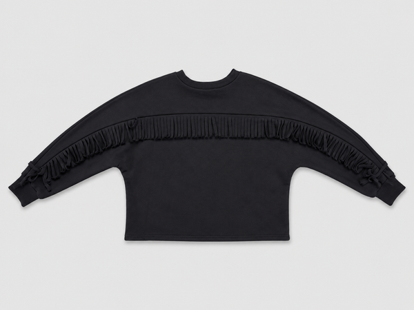 Fringe Sweater GIANNA Black