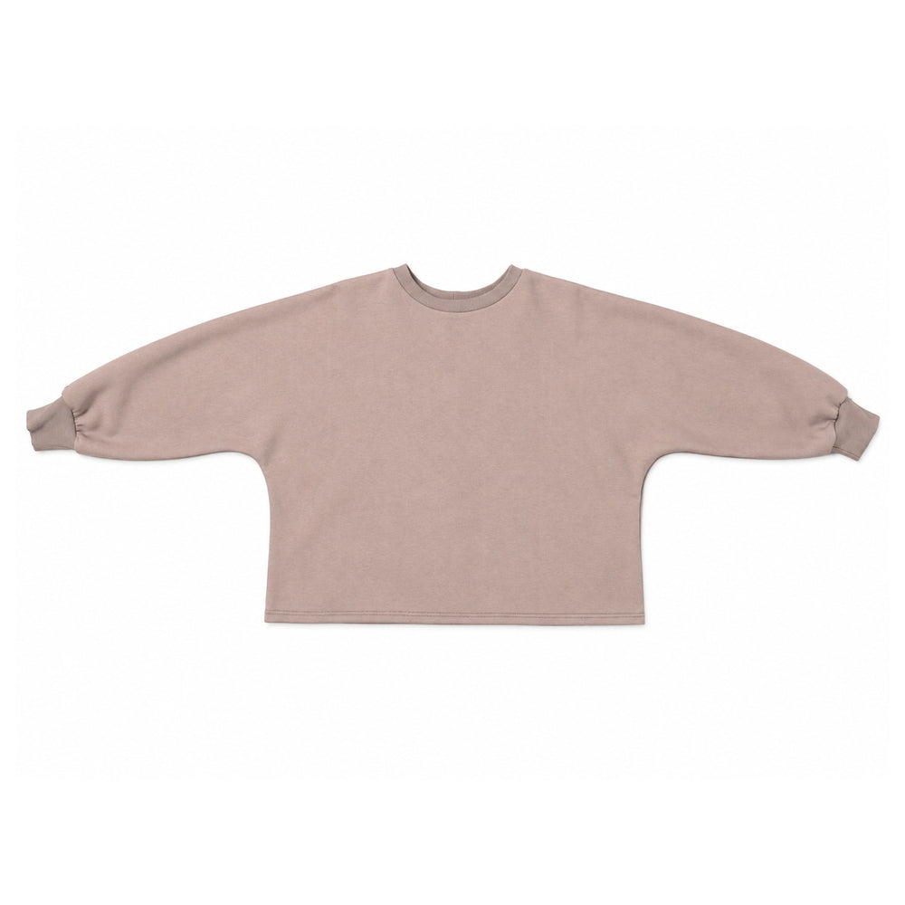 Gianna Fringe Sweater Taupe Color