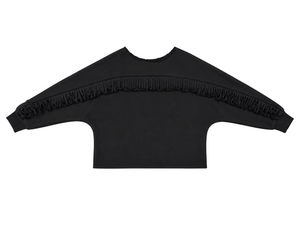 Fringe Sweater GIANNA Black