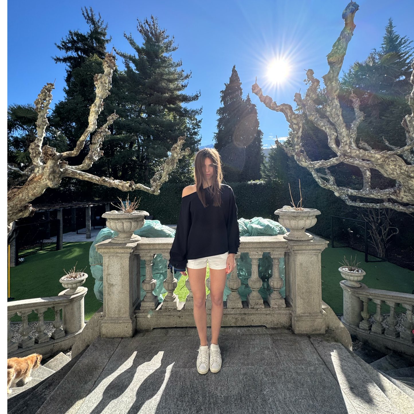 GIANNA Fringe summer sweater