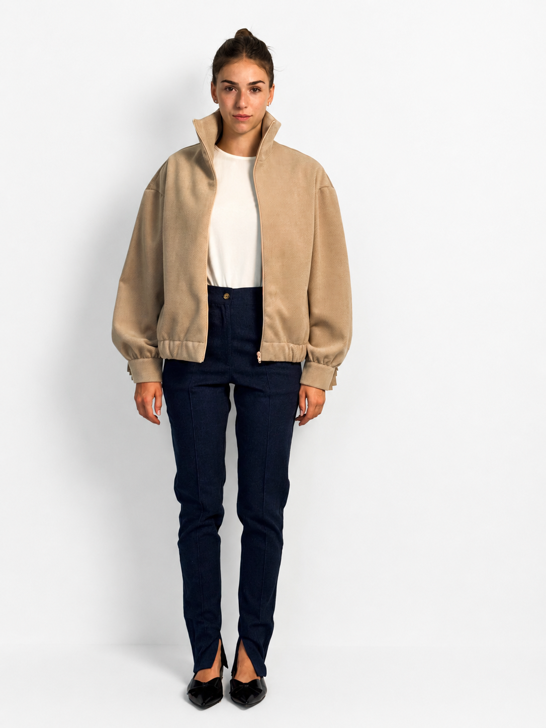 Bomber Jacket Joanna with Fringes