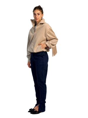 Fringe Jacket JOASIA Beige