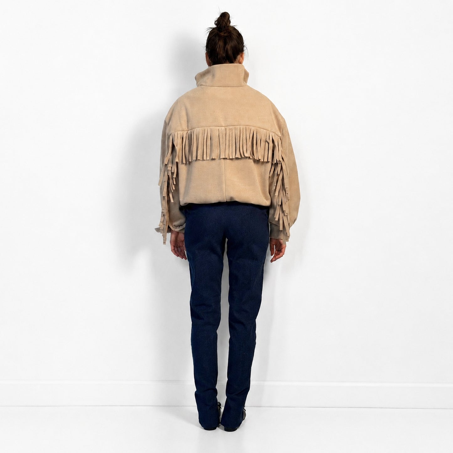 Bomber Jacket Joanna with Fringes