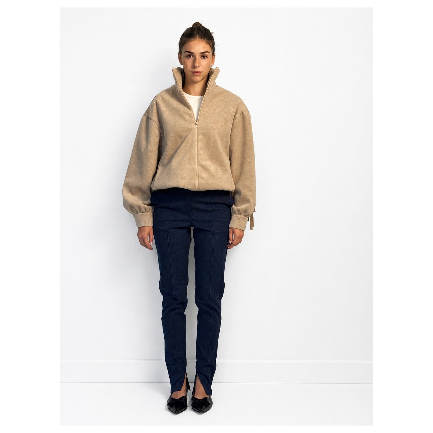 Bomber Jacket Joanna with Fringes