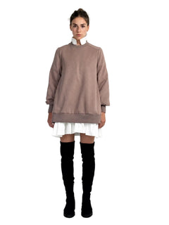 Sweater LALA Powder Taupe