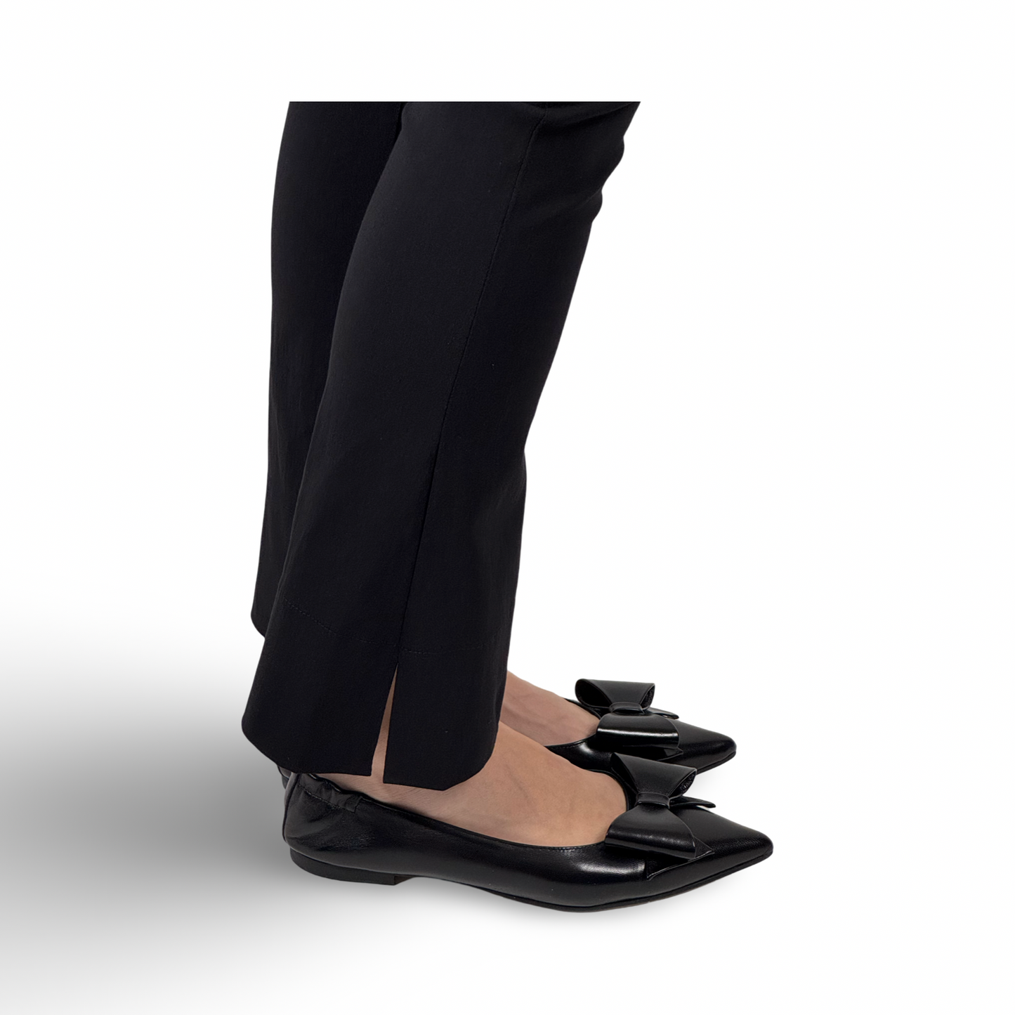 LIDIA Black Stretch Pants Regular Lengt