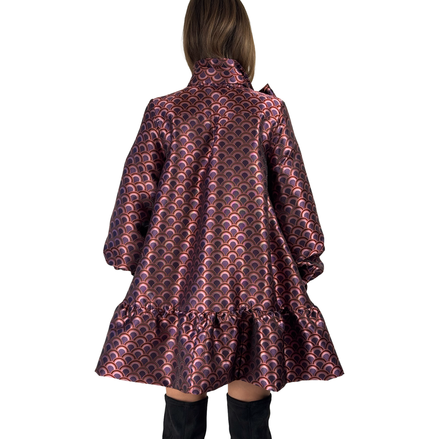 Limited Edition Jacquard BEATA Dress Pink