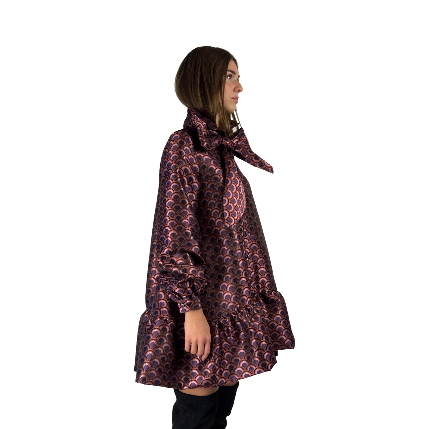 Limited Edition Jacquard BEATA Dress Pink