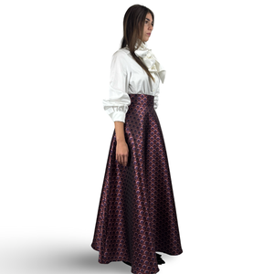 Skirt ANDREA in pink Jacquard