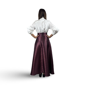 Skirt ANDREA in pink Jacquard
