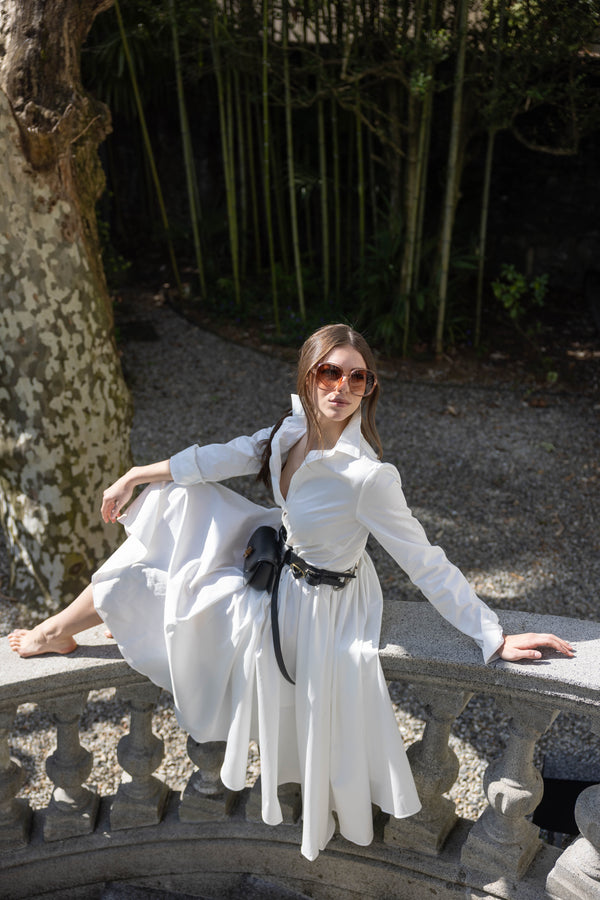 Dress OLA Long White