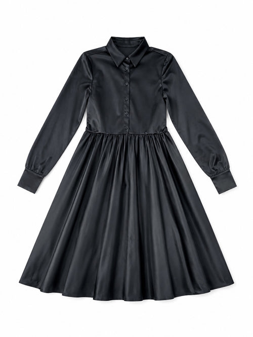 Dress Ola Long Satin Night