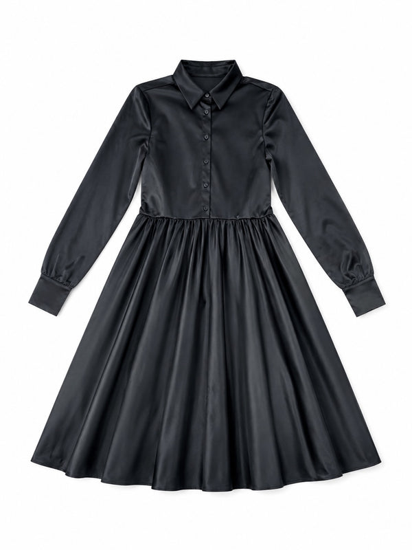 Dress Ola Long Satin Night