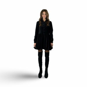 Dress OLA Black Velvet