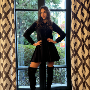 Dress OLA Black Velvet