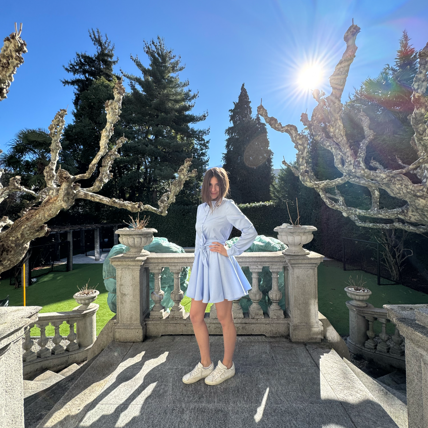 OLA Oxfort cotton B.Blue